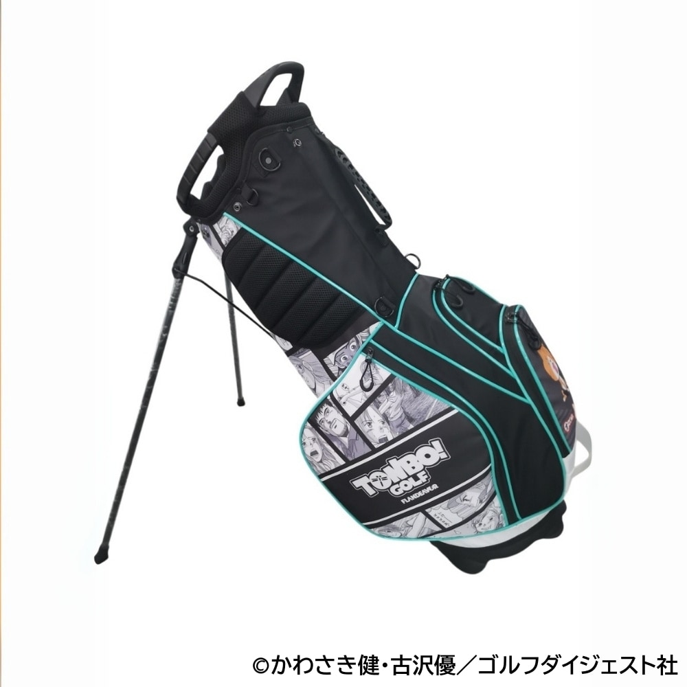 オンリー1のデザイン。スタンド式キャディバッグ　軽量で旅行用や予備バックに最適！ PYKES PEAK ゴルフキャディバッグ 超軽量 2.4kg スタンド おしゃれ