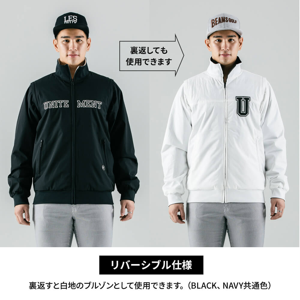 残りSサイズのみ【リバーシブル仕様】4Wayワームブルゾン