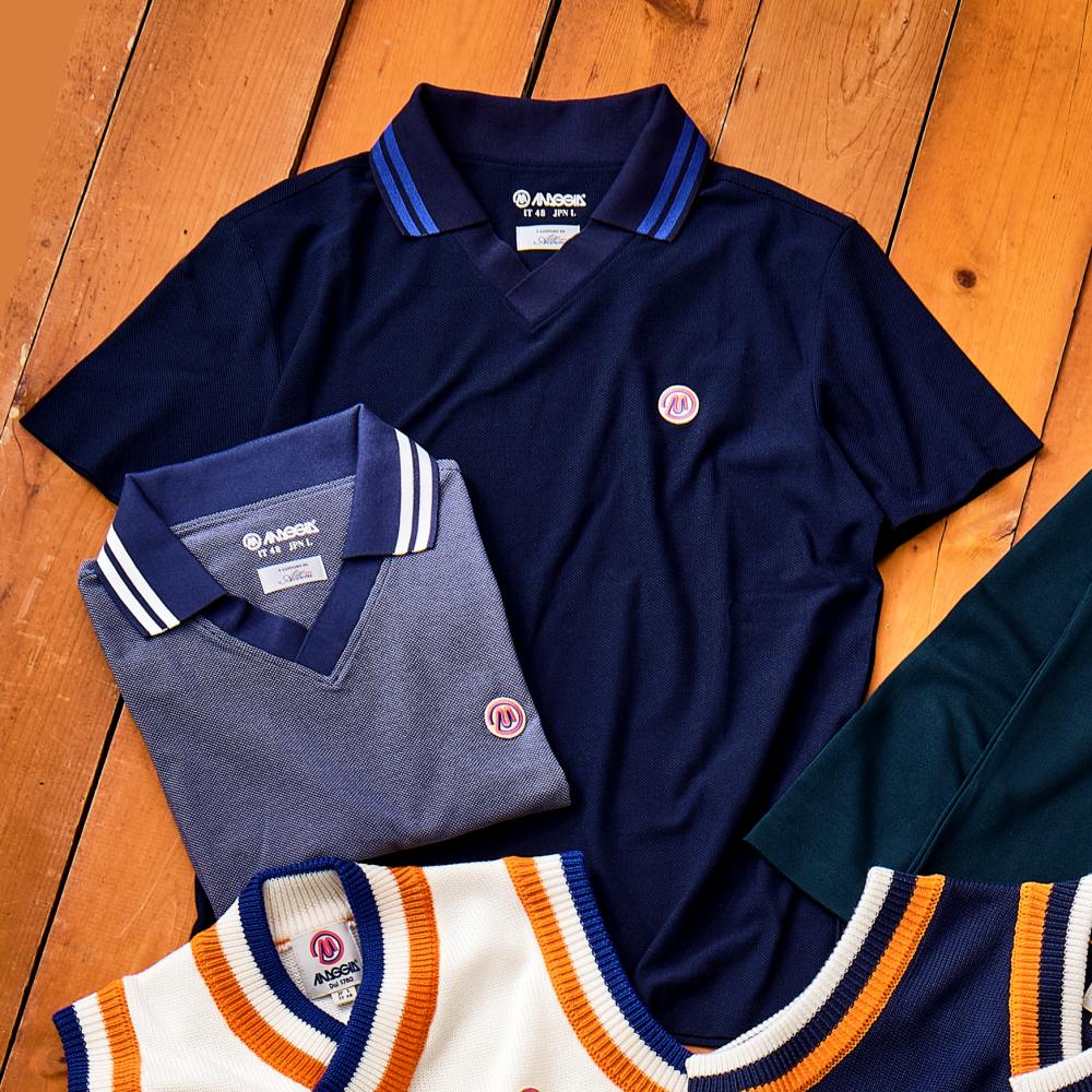 レトロモダンな旬顔コーデに】マッジア イタリアンスキッパー半袖