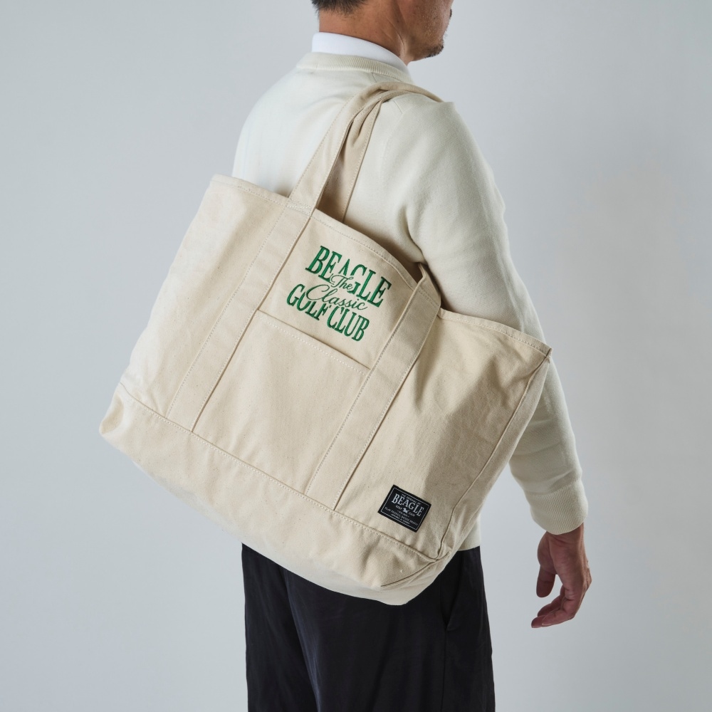 BEAGLE GOLF CLUB＞トートバッグ The Classic 【グリーンの刺繍が