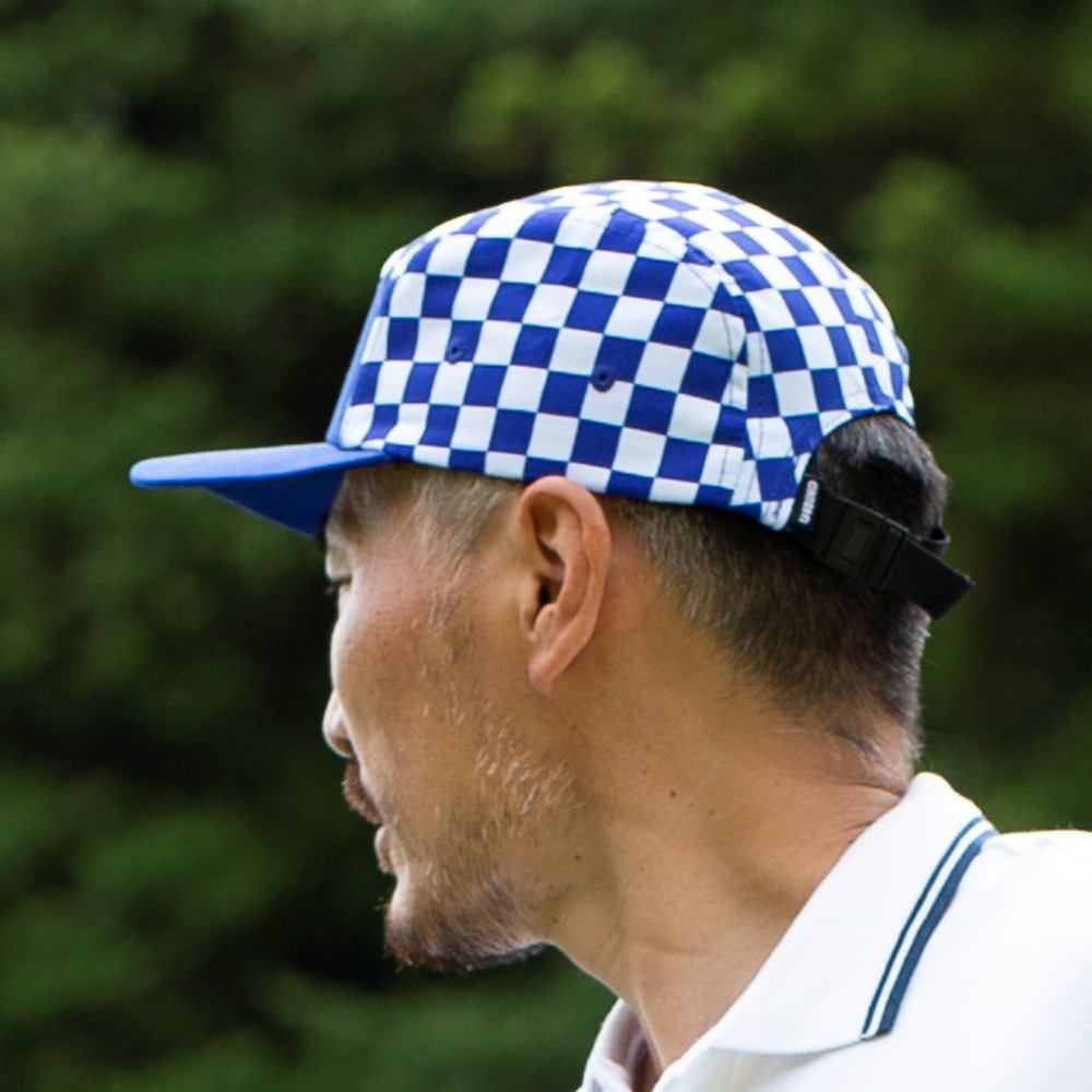WAAC GOLF ジップアップジャケット チェッカー柄