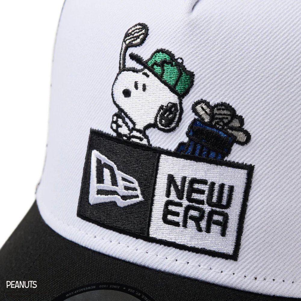フラヌーピーページ NEW ERA GOLF】9FORTY A-Frame トラッカー PEANUTS ピーナッツ