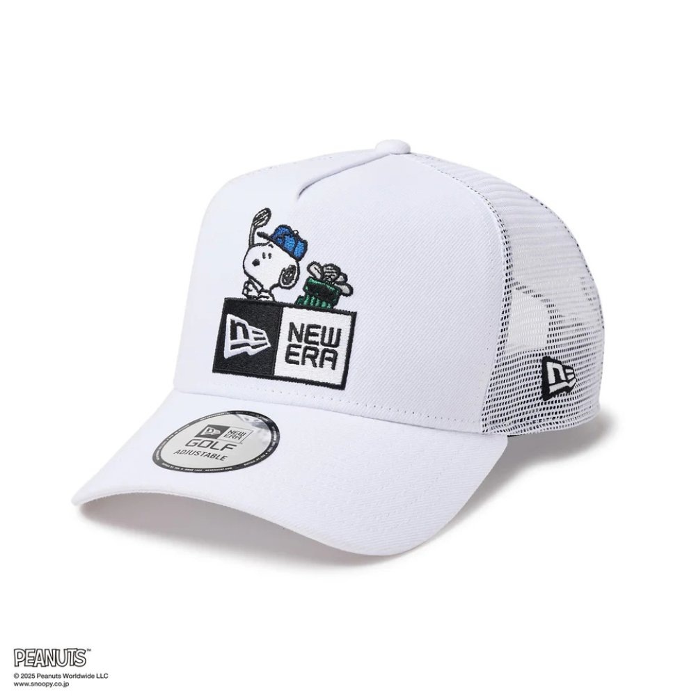 フラヌーピーページ NEW ERA GOLF】9FORTY A-Frame トラッカー PEANUTS ピーナッツ