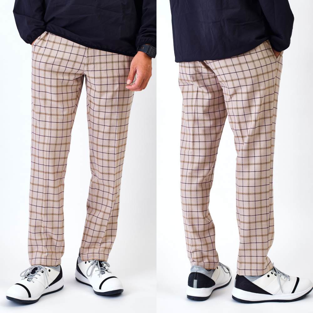 吸湿発熱であたたかい】 ONOソフトサーモ裏起毛トローリリラックスパンツ