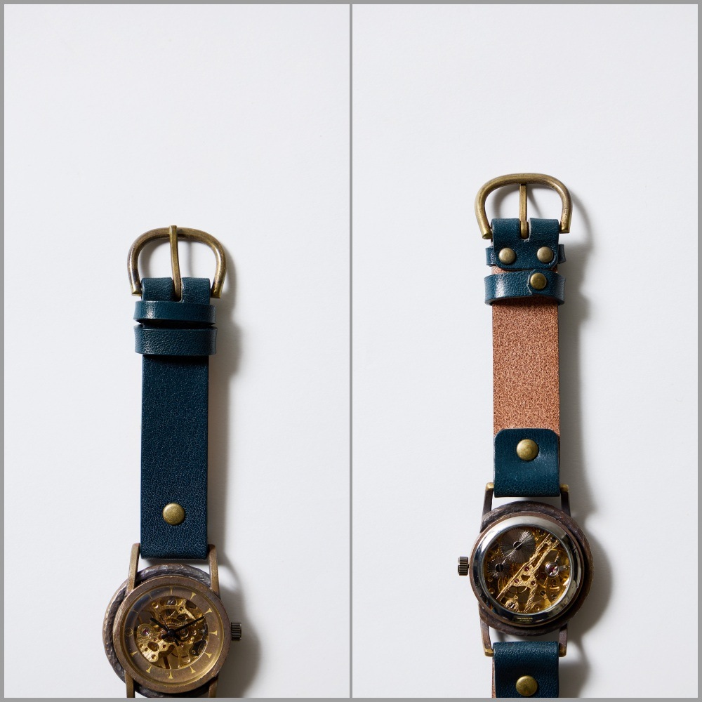 vie(ヴィー) ボールとティーがモチーフのハンドメイド手巻式腕時計