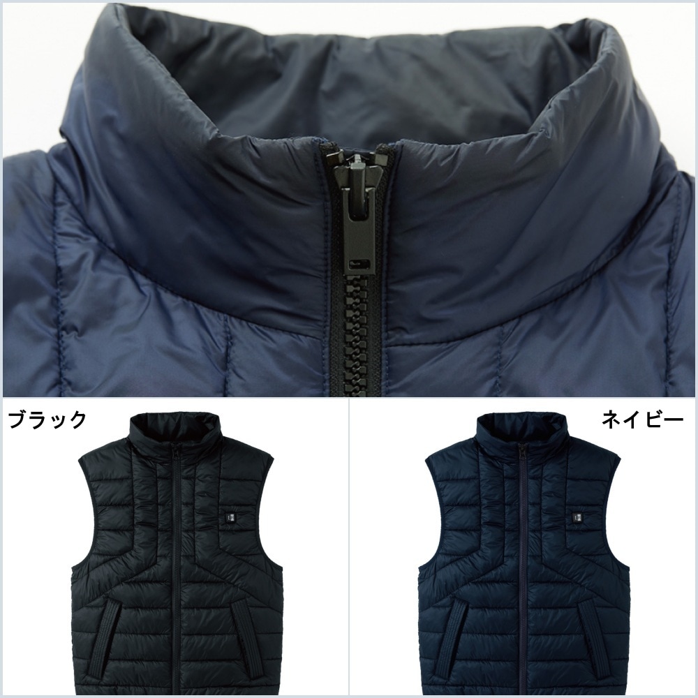 冬ゴルフ支度はこれ1枚で完璧】カーボンヒートベスト(タフタ素材)EH32490