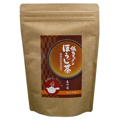 低カフェインほうじ茶ティーバッグ (4g×20p)Row Caffeine Roasted Green Tea Bag