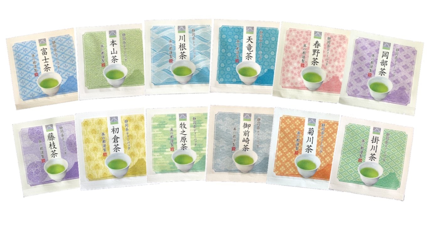 静岡県内12地域飲み比べティーバッグ】静岡茶辞典 （12種類各3g×1p