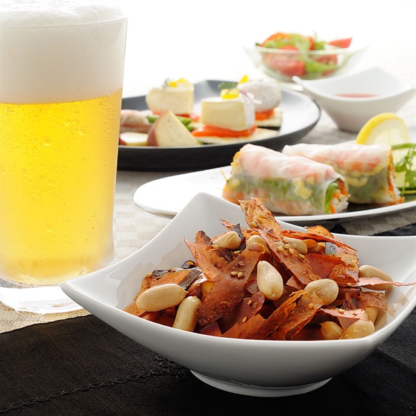 静岡を代表するおつまみ♪】かつおぶしチップバリ勝男クン。バラエティ