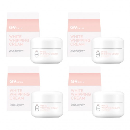 G9スキン・ホワイト・ホイッピング・クリーム　4個セット (G9 SKIN WHITE WHIPPING CREAM)