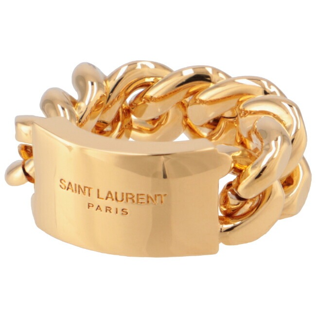 【SALE】サンローラン/SAINT LAURENT 指輪 メンズ BAGUE CHAINE GOURMET リング ORO  701306-Y1500-8030