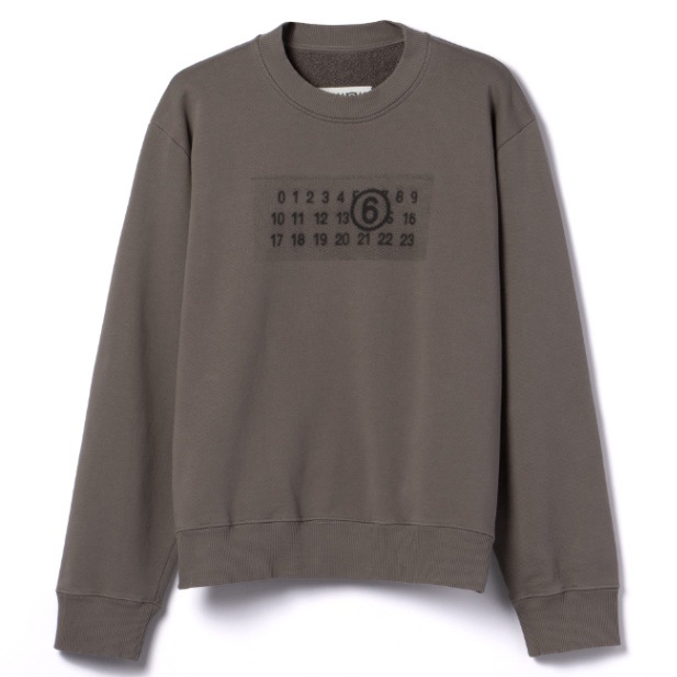 エムエムシックス メゾンマルジェラ/MM6 MAISON MARGIELA トレーナー アパレル メンズ SWEATSHIRT スウェット GREIGE 2023年秋冬新作 SH0GU0007-S25537-803