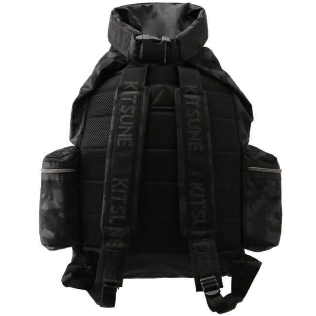 メゾンキツネ/MAISON KITSUNE バッグ メンズ MKxEASTPAK TOPROLL BACKPACK バックパック/リュック BLACK EK0A5BCZX18-0005-P199