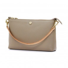 シュリンクレザーアクセサリーポーチ（トープ）|レディース|Gran cr&#233;er