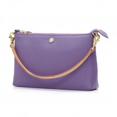 シュリンクレザーアクセサリーポーチ（【冬季カラー】ビジューパープル）|レディース|Gran cr&#233;er