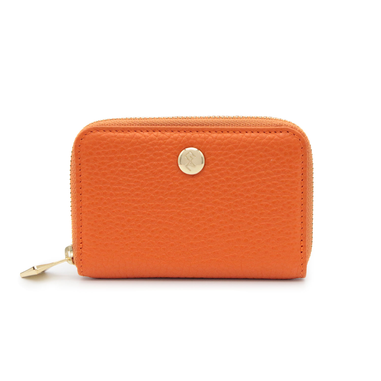 シュリンクレザーコインケース（オレンジ） 【公式】Gran creer