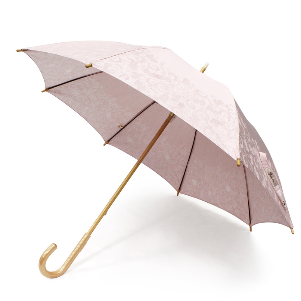 ふじやま織 長傘（珊瑚） 【公式】Gran creer（グランクレエ