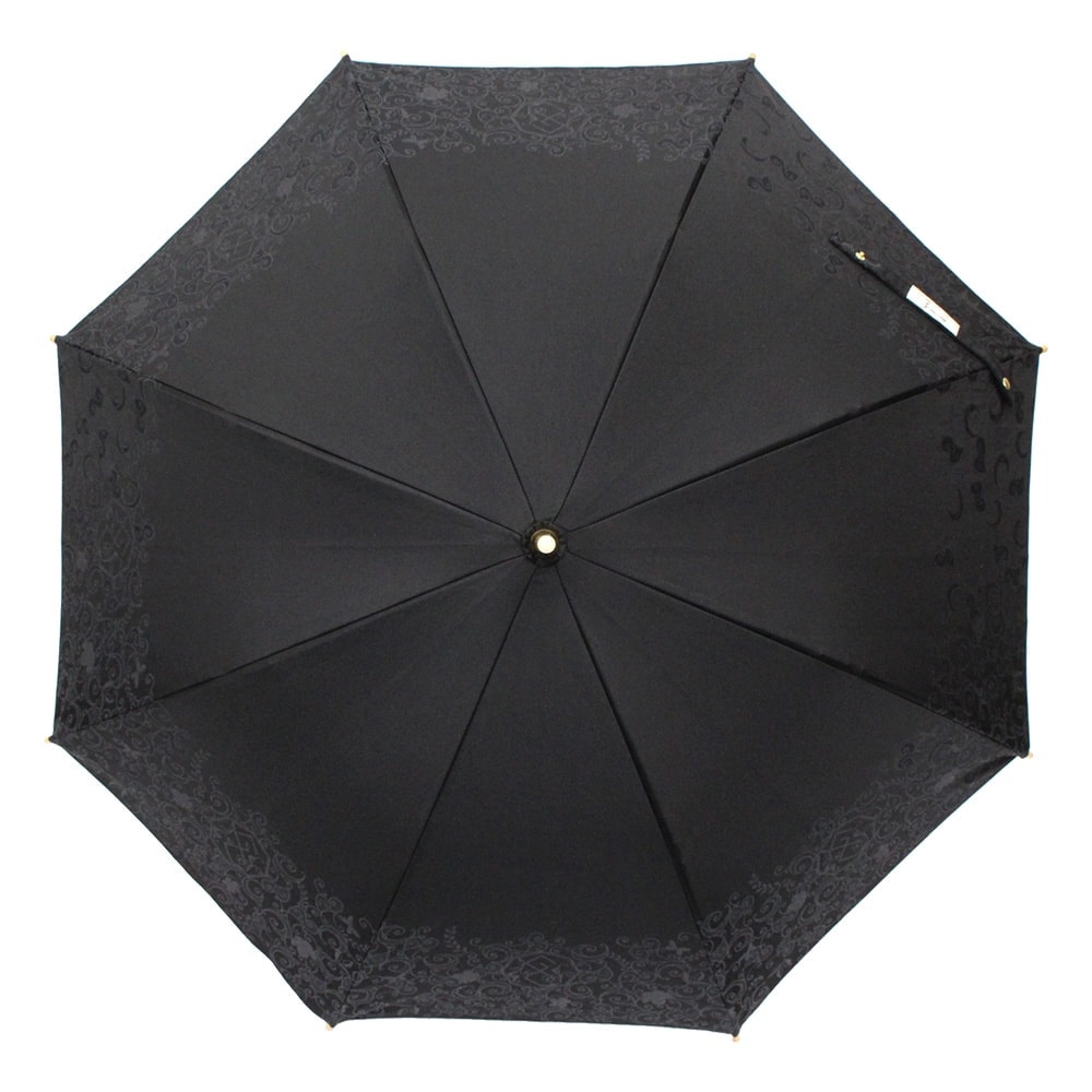 ふじやま織 長傘（漆黒） 〈長傘 or 折りたたみ傘が選べる〉長傘 折りたたみ傘 晴雨