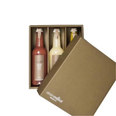 アラン・ミリア ジュース・ネクター3本用（330ml)ギフトボックス