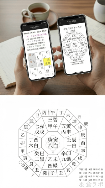 予約･干支九星開運暦･令和8年丙午七赤版