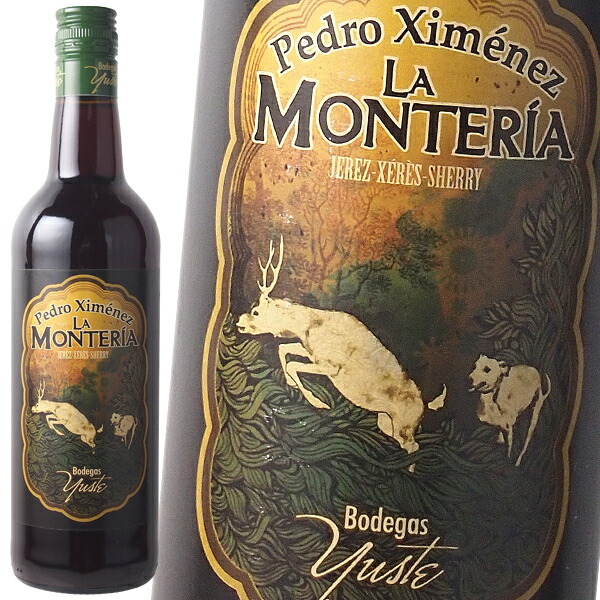 シェリー酒 ボデガス ジュステ ラ モンテリア ペドロヒメネス 17% 750ml