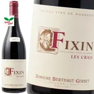 フィサン(フィクサン) レ クレ 2022 赤ワイン ドメーヌ ベルトー ジェルベ フランス ブルゴーニュ地方 ピノノワール ギフト 法人ギフト プレゼント 贈答 賞品 のし対応 御祝 記念日 誕生日 結婚祝 開店祝 周年祝い コンペ賞品 お中元 お歳暮