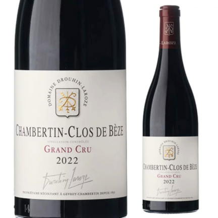 シャンベルタン クロ ド ベーズ グラン クリュ 2022 赤ワイン ドルーアン ラローズ ギフト 法人ギフト プレゼント 贈答 賞品 のし対応 御祝 記念日 誕生日 結婚祝 開店祝 周年祝い コンペ賞品 お中元 お歳暮