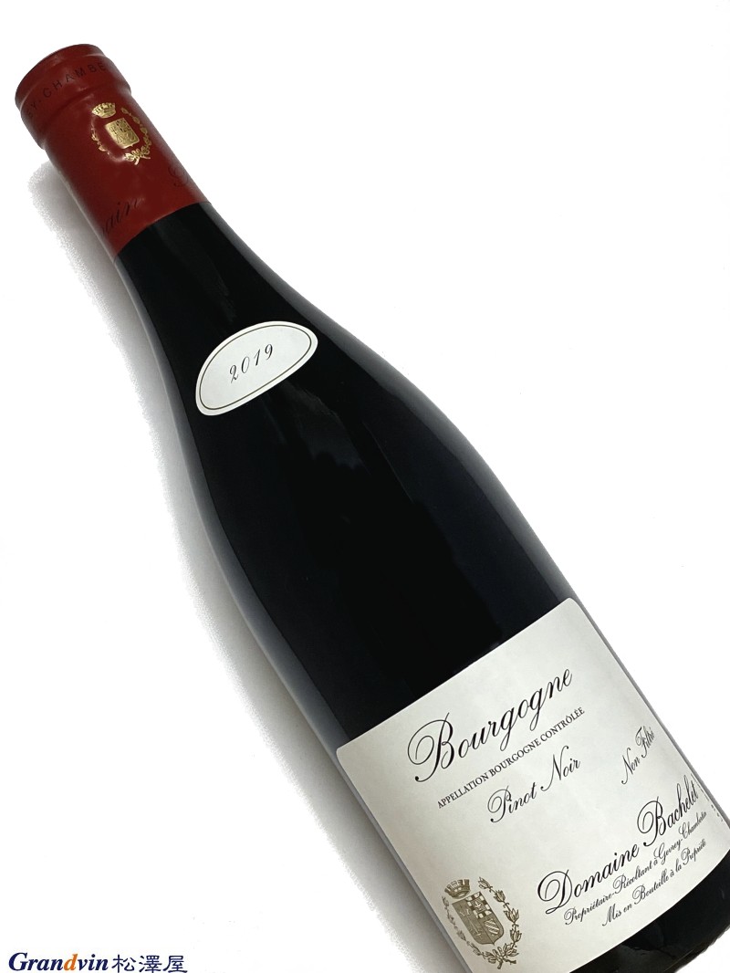 2019年 バシュレ ブルゴーニュ ピノノワール 750ml フランス 赤ワイン
