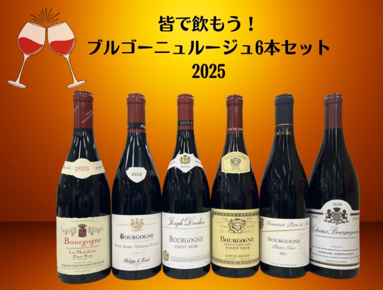 皆で飲もう! ブルゴーニュルージュ 6本セット 2025