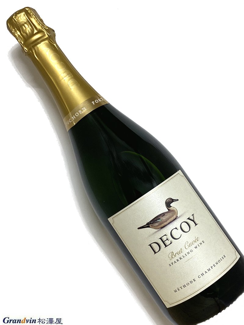 デコイ ブリュット キュヴェ スパークリング ワイン メトード シャンプノワ 750ml アメリカ