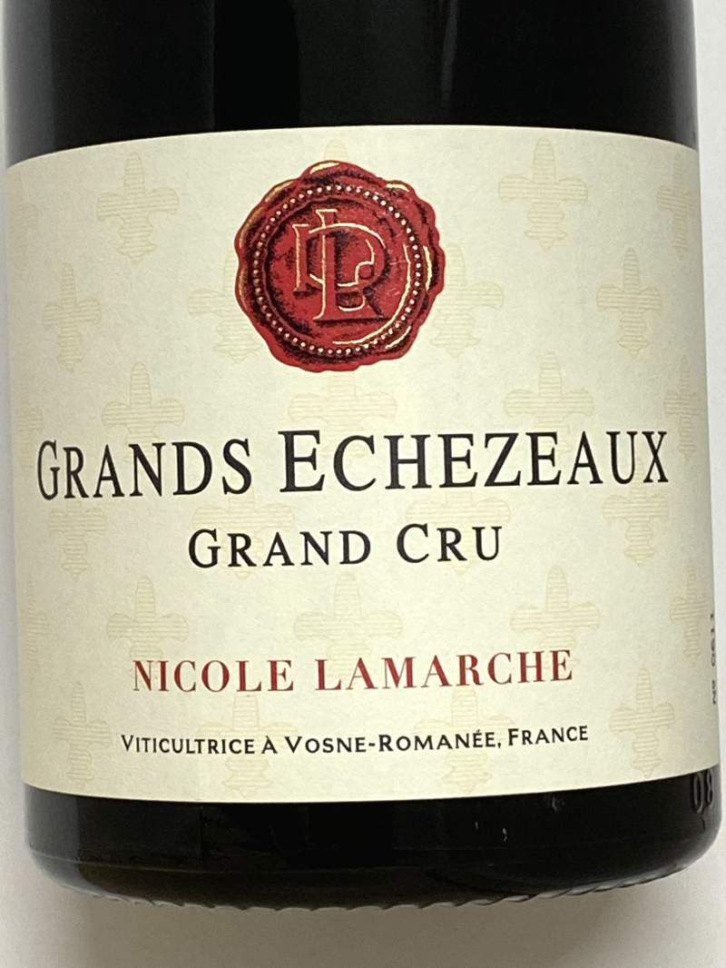 2021年ニコル ラマルシュ グラン エシェゾー 750ml フランス