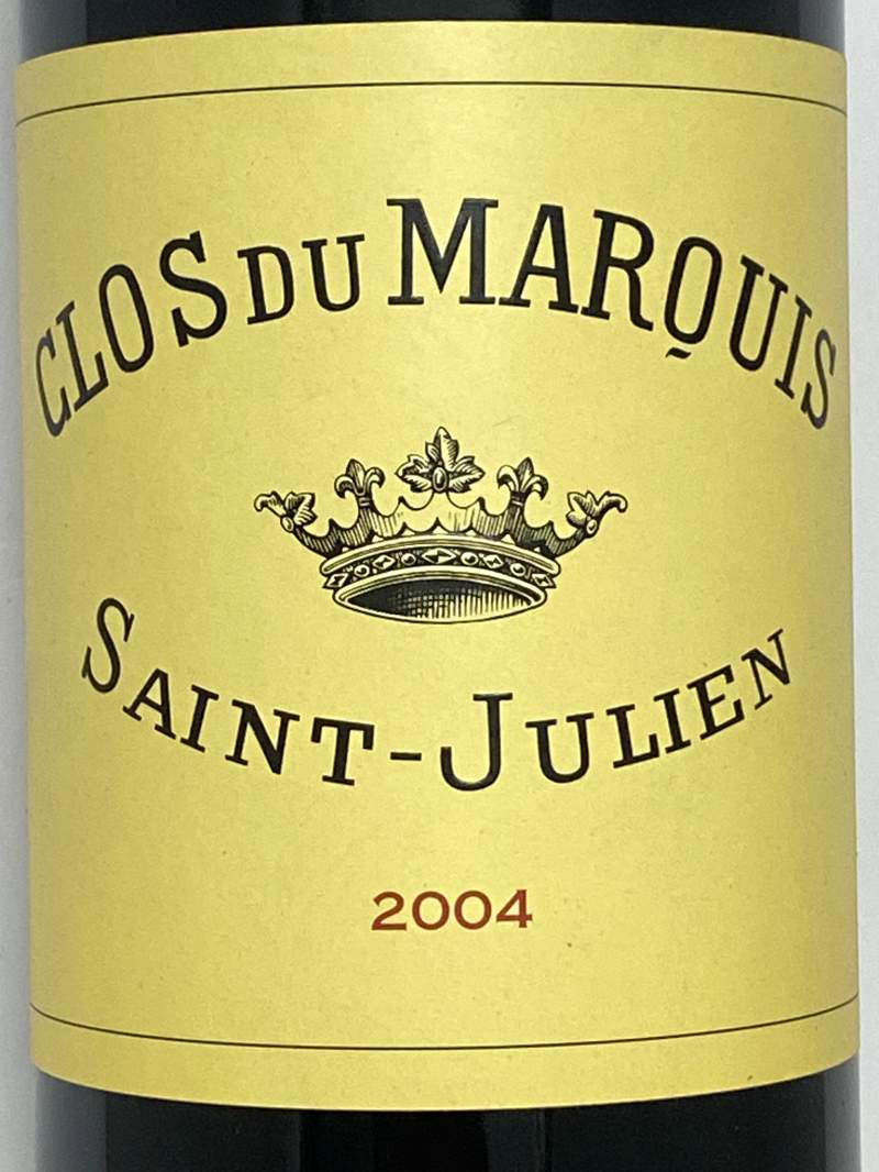 2004年 クロ デュ マルキ 750ml フランス ボルドー 赤ワイン
