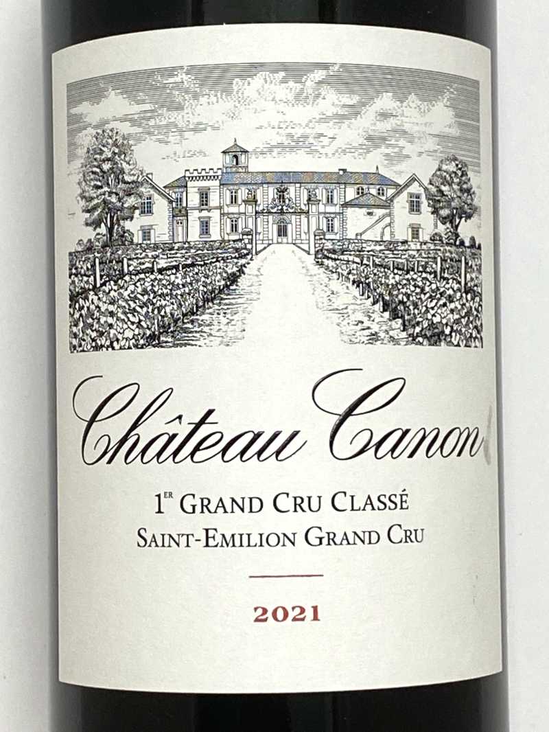 2021年 シャトー カノン 750ml フランス ボルドー 赤ワイン