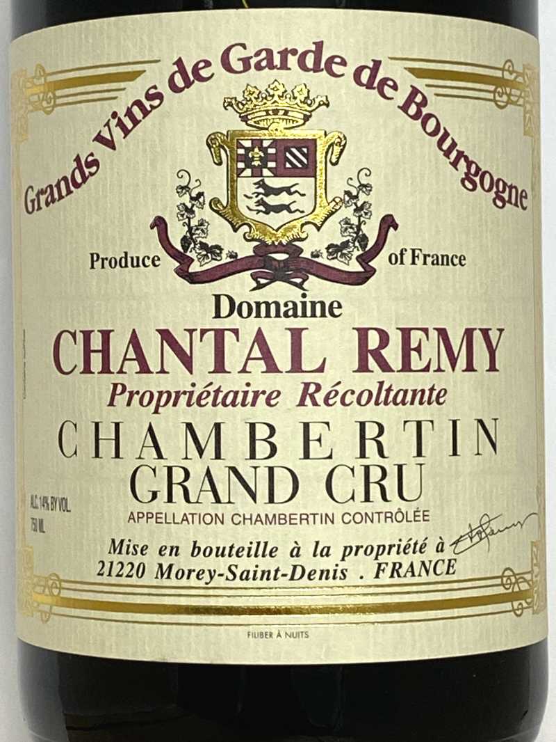2023年 シャンタル レミー シャンベルタン 750ml フランス ブルゴーニュ 赤ワイン