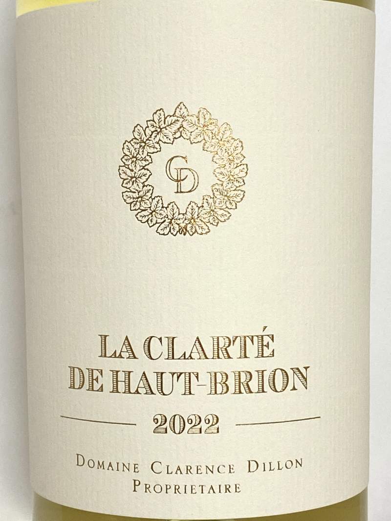 2022年 ラ クラルテ ド オーブリオン ブラン 750ml フランス ボルドー 白ワイン