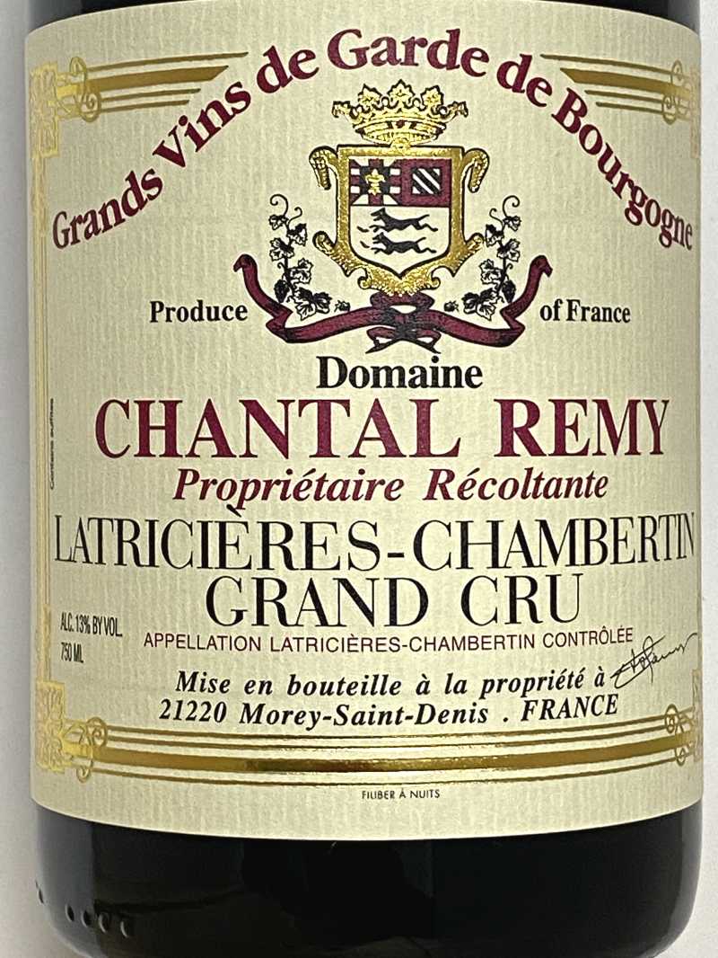 2021年 シャンタル レミー ラトリシエール シャンベルタン 750ml フランス ブルゴーニュ 赤ワイン