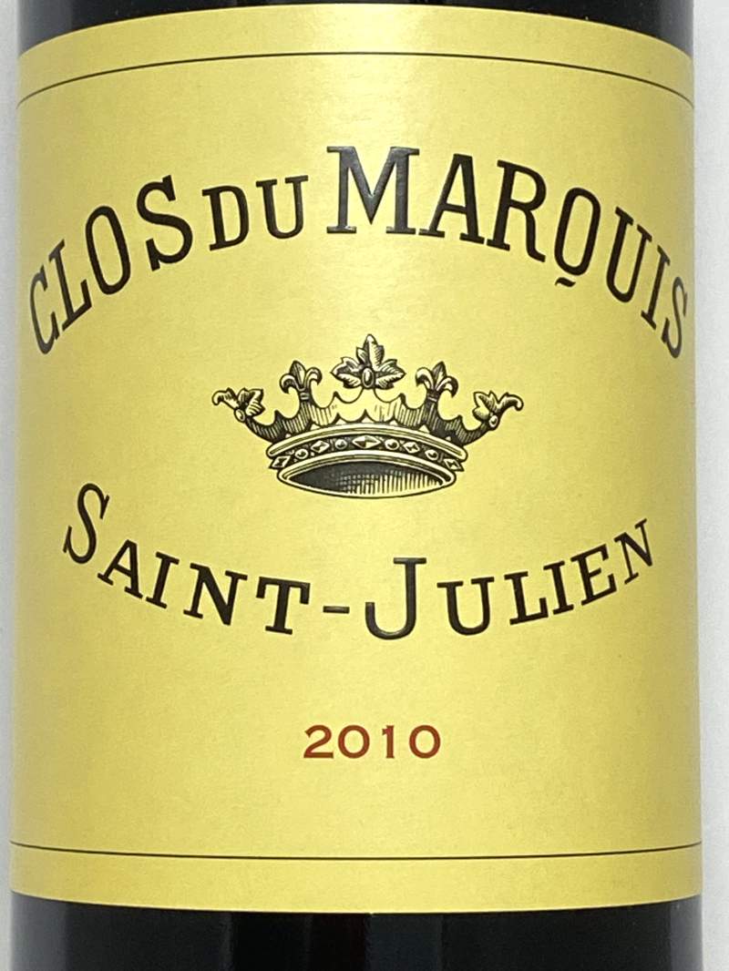 2010年 クロ デュ マルキ 750ml フランス ボルドー 赤ワイン