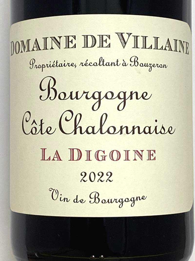 2022年 ドメーヌ ド ヴィレーヌ ブルゴーニュ コート シャロネーズ ラ ディゴワーヌ 750ml フランス 赤ワイン