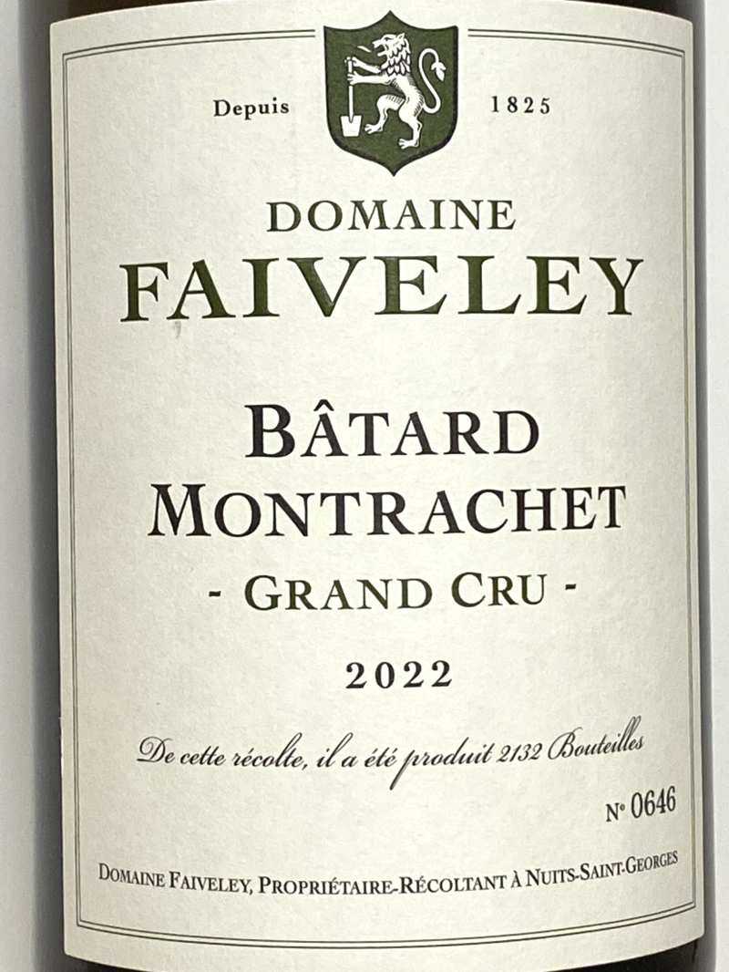 2022年 ドメーヌ フェヴレ バタール モンラッシェ 750ml フランス ブルゴーニュ 白ワイン
