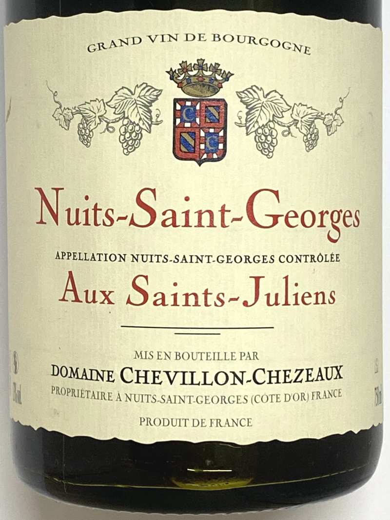 1989年 シュヴィヨン シェゾー ニュイサンジョルジュ オー サン