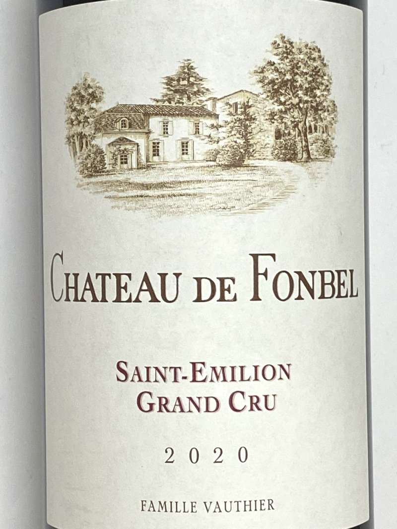 2020年 シャトー ド フォンベル 750ml フランス ボルドー 赤ワイン |CH