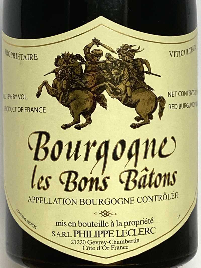2020年 フィリップ ルクレール ブルゴーニュ レ ボン バトン 375ml フランス 赤ワイン