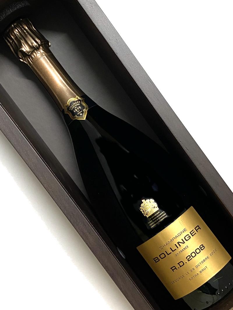 2008年 ボランジェ シャンパーニュ Ｒ.Ｄ. エクストラ ブリュット 750ml フランス シャンパン 木箱付き