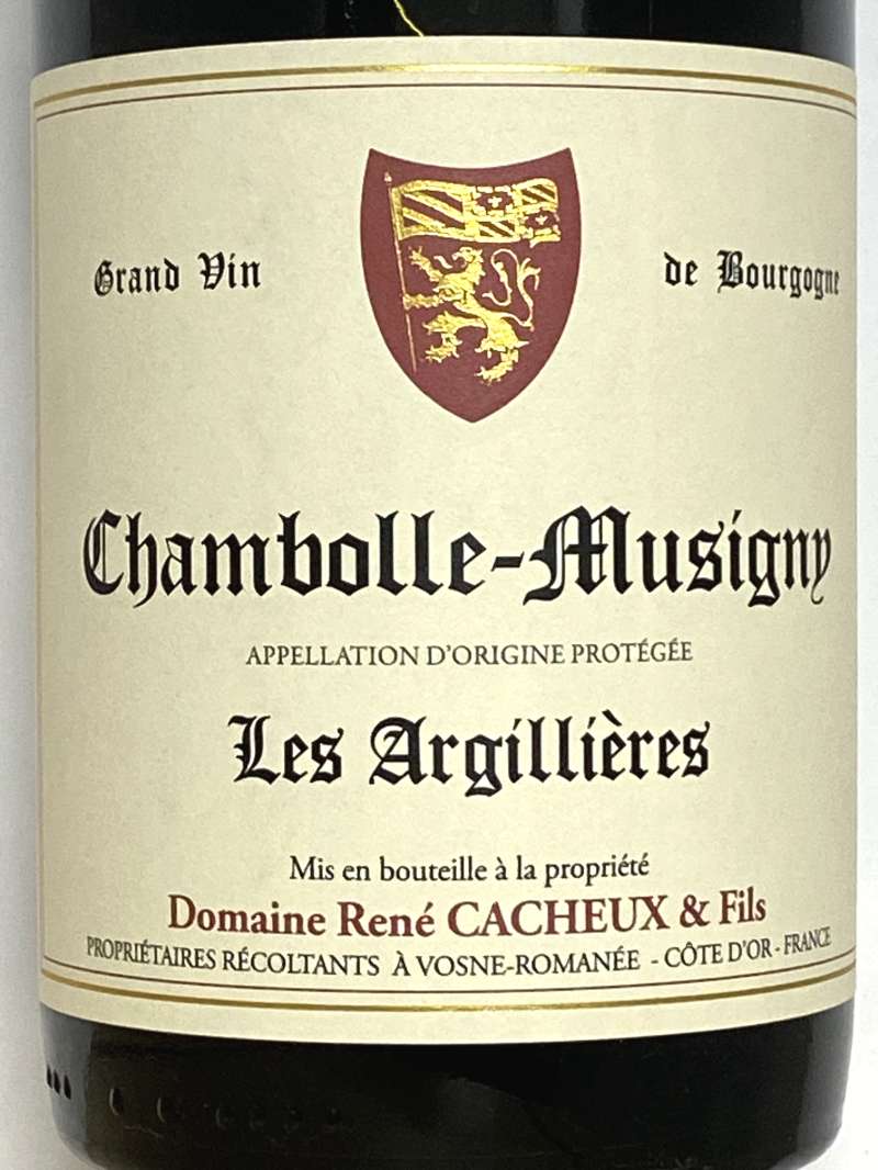 2020年 ルネ カシュー シャンボール ミュジニー レ ザルジリエール 750ml フランス  赤ワイン