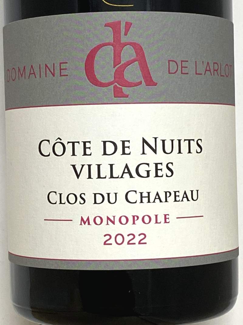 2022年 ドメーヌ ド ラルロ コートドニュイ ヴィラージュ クロ デュ シャポー 750ml フランス 赤ワイン