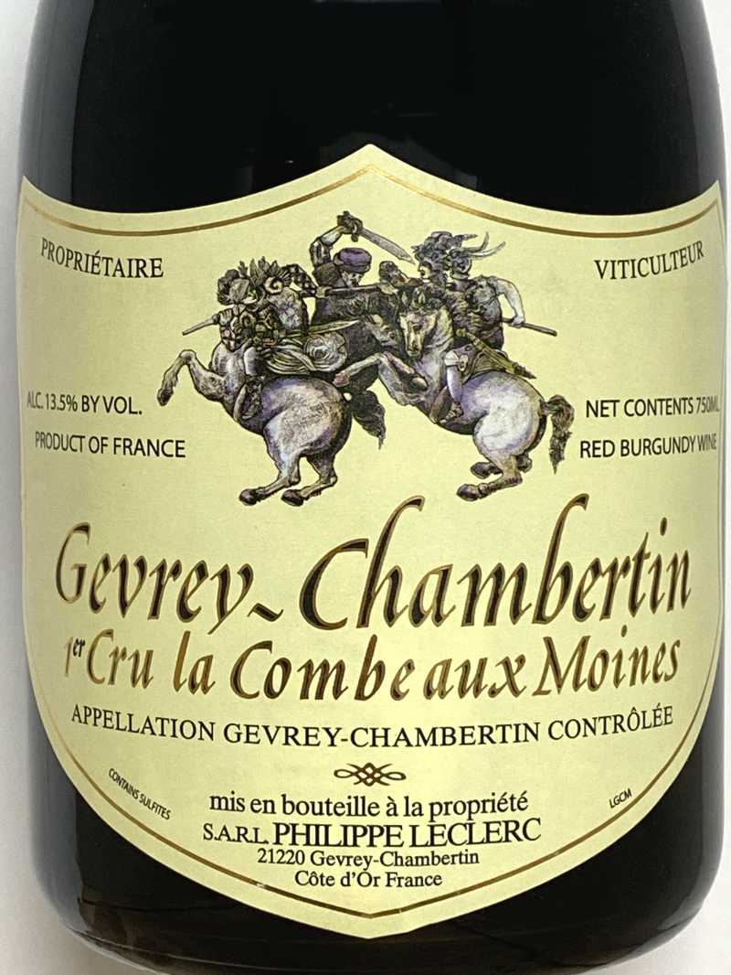 2020年 フィリップ ルクレール ジュヴレ シャンベルタン ラ コンブ オー モワンヌ 750ml フランス 赤ワイン