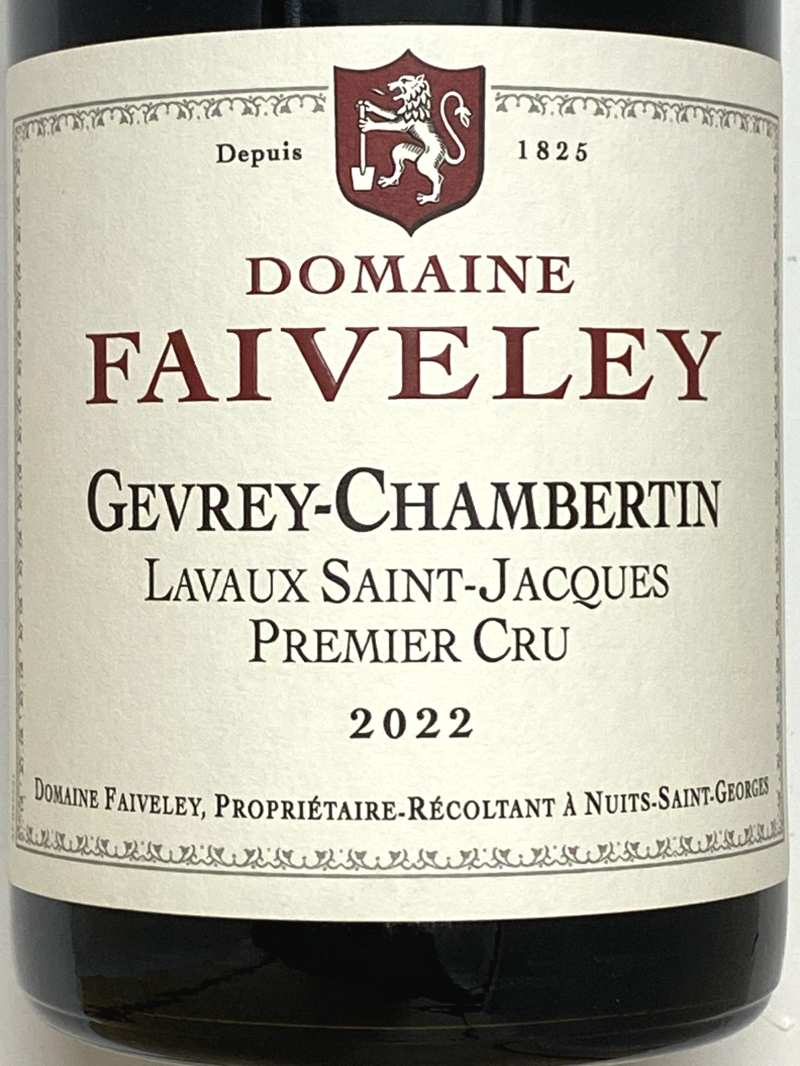 2022年 ドメーヌ フェヴレ ジュヴレ シャンベルタン ラヴォー サン ジャック 750ml フランス 赤ワイン