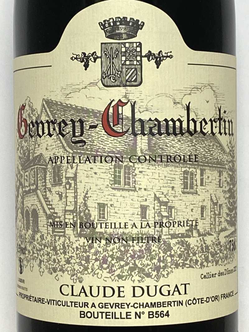 2022年 クロード デュガ ジュヴレ シャンベルタン 750ml フランス ブルゴーニュ 赤ワイン