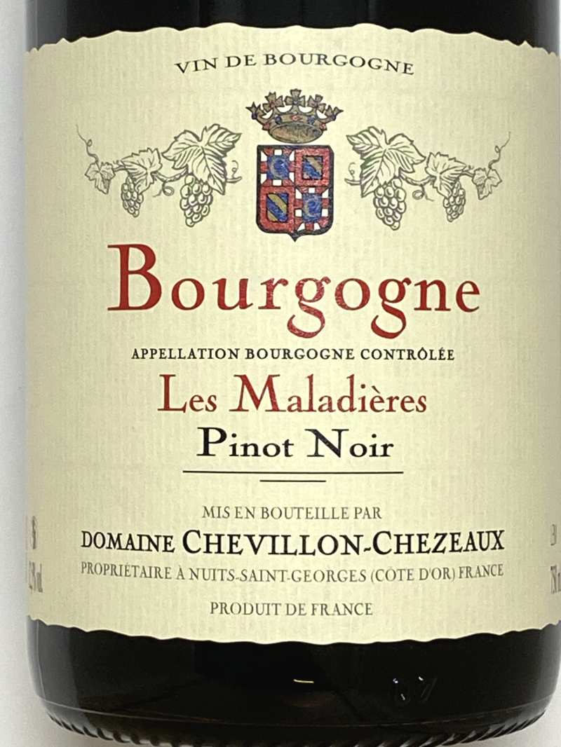 2023年 シュヴィヨン シェゾー ブルゴーニュ ピノノワール レ マラディエール 750ml フランス 赤ワイン