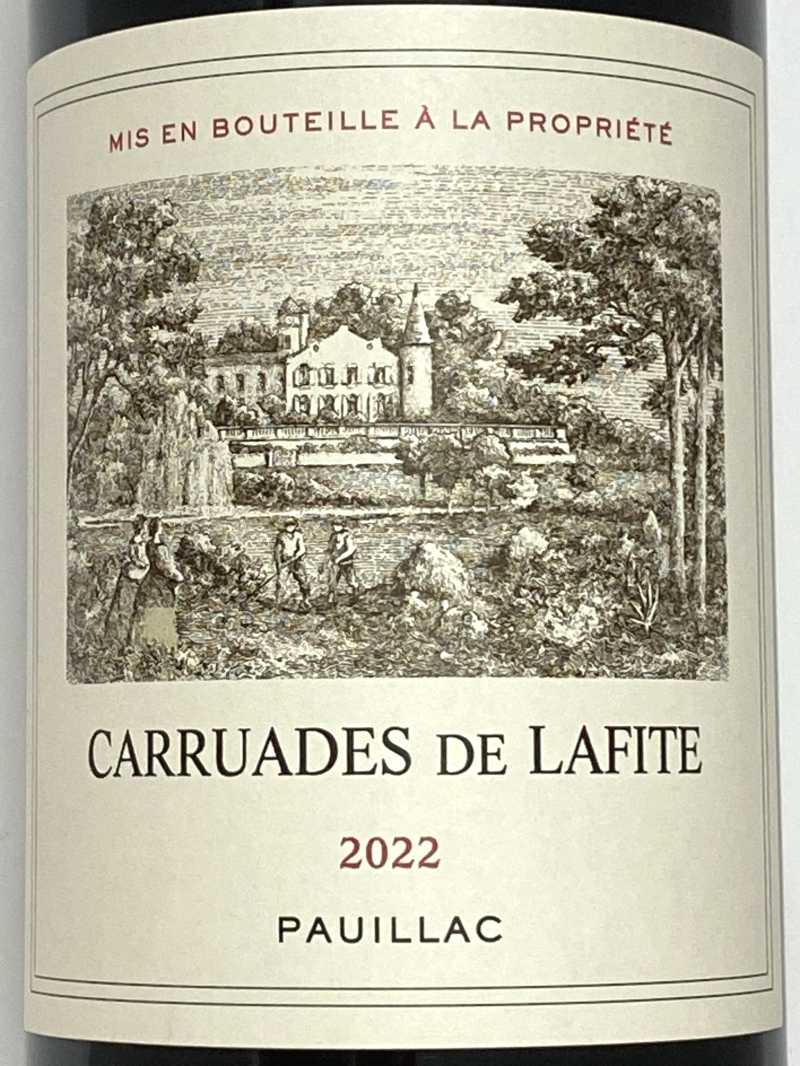 2022年 カリュアド ド ラフィット 750ml フランス ボルドー 赤ワイン